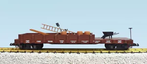 USA Trains G Scale R1827 C&S WORK Flat Car with Load COLORADO & SOUTHERN - Picture 1 of 1