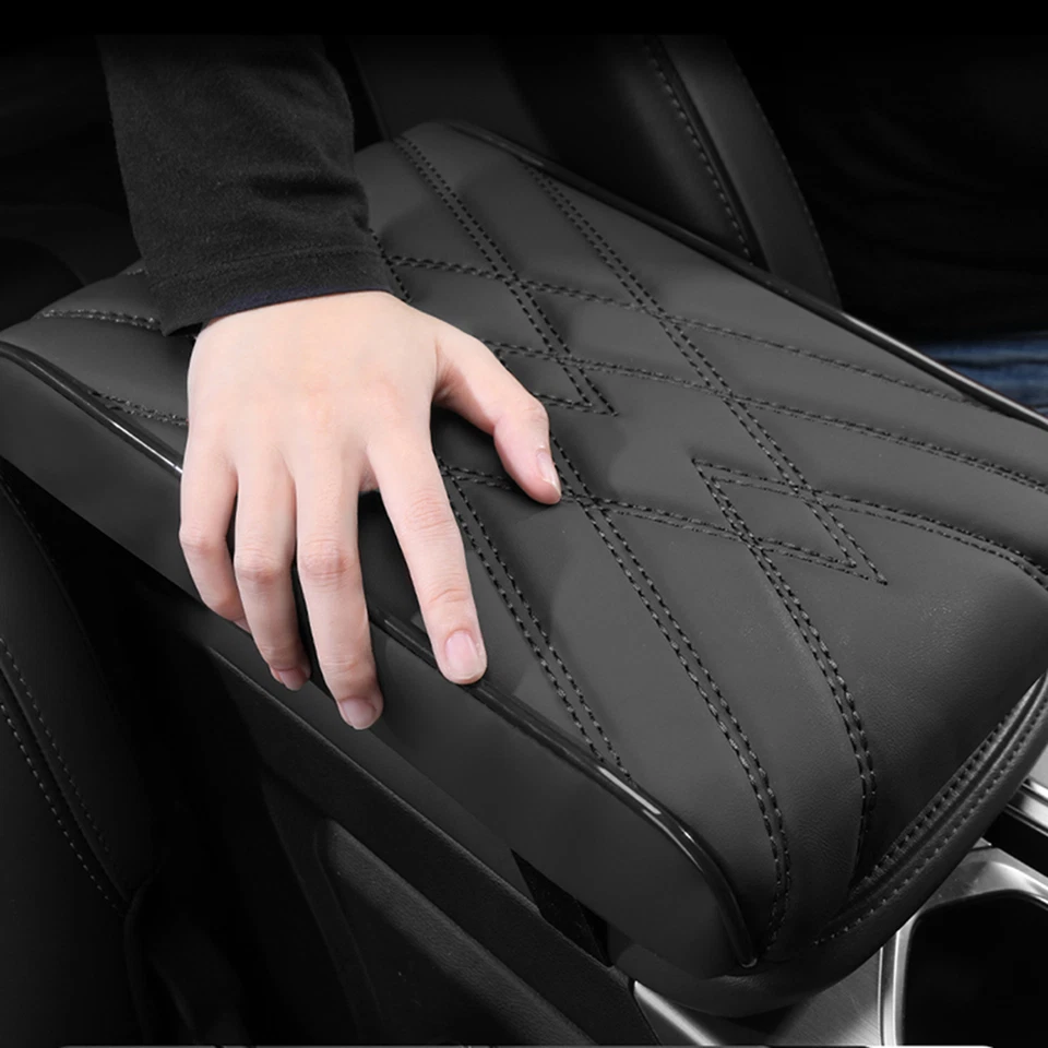 For HONDA Car Armrest Cushion Cover Center Console Box Pad Protector Thick Pad Foto 1 de 4