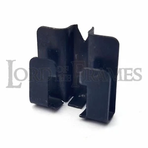 Spare Photo Frame Stand Sockets Clip On Black pack 50 - Picture 1 of 5