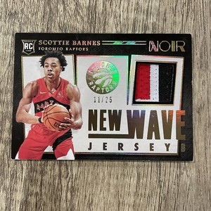 2021-22 Panini Noir - SCOTTIE BARNES - Rookie New Wave Jerseys 11/25 - SP