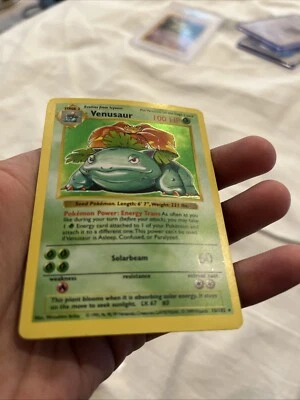 Pokemon SHADOWLESS VENUSAUR 15/102 - BASE SET HOLO - (LP/MP) - Image 1 of 4