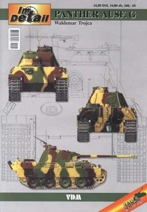 Trojca: PANZER V Panther Ausführung G - Panzerkampfwagen Pz.Kfw. V Modellbau NEU - Picture 1 of 1