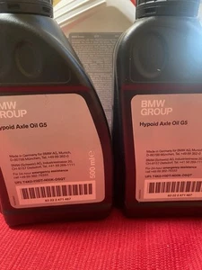 BMW G5 Hypoid Axle Differential Oil 83 22 2 471 487, qty 2 - Picture 1 of 1