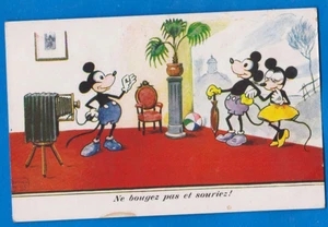 Vintage Mickey Mouse Postcard Signed by John Wills - Picture 1 of 2