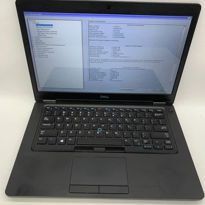 Dell Latitude 5490 Touchscreen 14" Intel i5 8250U 1.6GHz 8GB Ram No HDD - Image 1 of 4
