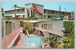 The Outrigger Motel Point Loma San Diego Kalifornien Pool Dia Postkarte - Bild 1 von 2