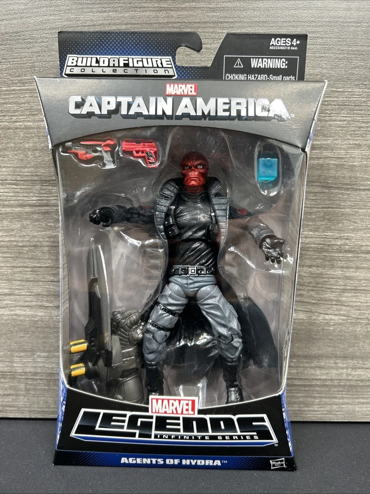 Captain America Marvel Legends Agents of Hydra Figure Red Skull 15cm