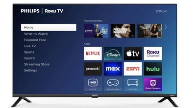 Philips 32" Class HD Smart Roku Borderless LED TV 720 P (32PFL6452/F7) Brand New - Image 1 of 3