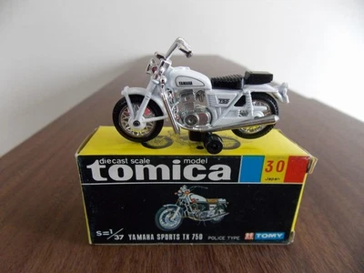 488 30 Black Japan Yamaha Sports TX 750 Almost unused SCALE 1 37 transparent 7j - Image 1 of 4