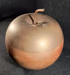 Antiker 20er Jahre APOLLO Studios NY Messing Apfel Eiskübel 6800 MCM Vintage - Bild 1 von 5