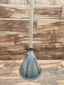 Antique Washer Hand Clothes Washer Laundry Plunger Primitive 34” T X 8” W - Picture 1 of 6