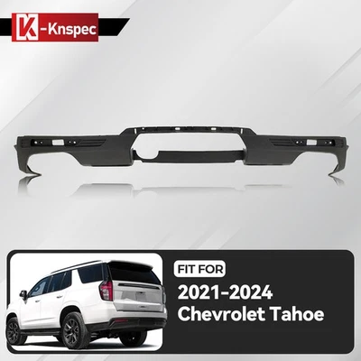 Rear Lower Bumper Cover For 2021-2024 Chevrolet Tahoe Valance Panel w/ Exhaust Foto 1 de 4