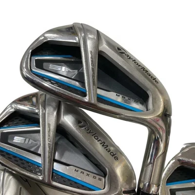 TaylorMade SIM MAX OS Iron Set 6-9,Pw 5pc Flex Stiff TENSEI BLUE TM60 Graphite - Image 1 of 4