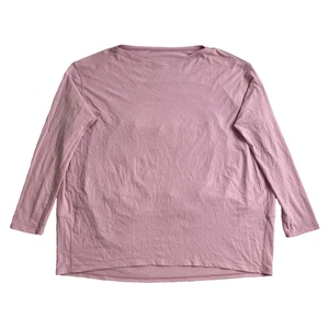 Camicia oversize Lululemon Back in Action manica lunga donna 8 rosa collo barca - Foto 1 di 16