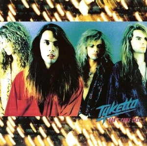 Tyketto Don't Come Easy Teal W/ White Swirl Vinyl Sealed New Hair Metal - Imagen 1 de 1
