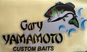 GARY YAMAMOTO CUSTOM BAITS Licensed, 10x6 Laptop, Tool Box Fishing Sticker Rare - Picture 1 of 2