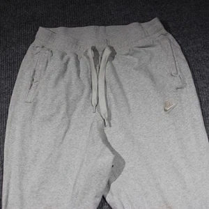 Nike Joggers Mens Large Gray Sports Activewear Tracksuit Bottoms Back Pocket - Picture 1 of 6
