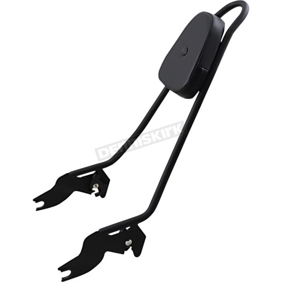 Motherwell Products Matte Black Quick Detachable Sissy Bar Backrest - MWL-456-MB — 第 1/1 张图片