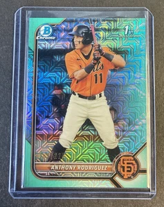 2022 Bowman Mega Box Anthony Rodriguez 1st Mojo Teel /225 #BCP-26 - Picture 1 of 2