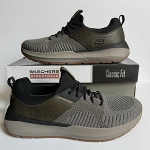 Skechers Neville Calhan Mens Size 13 Streetwear Sneakers Olive Black Gray 210501 - Picture 1 of 13