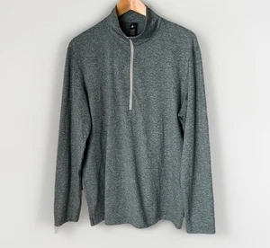 Lululemon Heathered Blue Half Zip Lining Long Sleeve - Picture 1 of 6