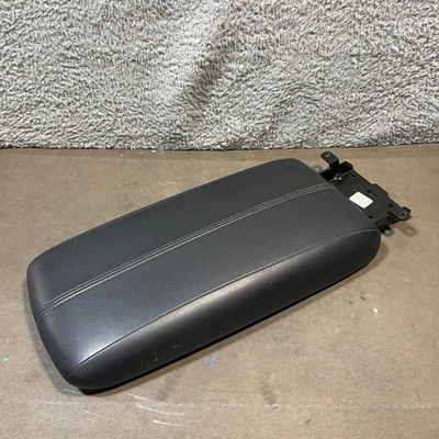 2019-2022 Nissan Altima Black Leather Stitch Center Console Lid Armrest OEM - Image 1 of 4