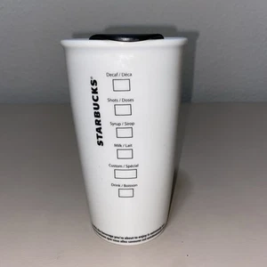 2911 Starbucks Travel Mug 12 oz Glas mit Deckel - Bild 1 von 7