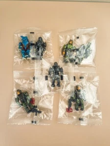 5 Pack of Lot Mega Construx Halo Spartan Master Chief ODST UNSC Marine Solider - Picture 1 of 5