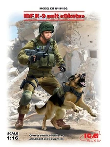 ICM 16102 IDF K-9 Unitz ""OKETZ"" con perro. Fuerzas Especiales de Israel, escala 1/16 - Imagen 1 de 12