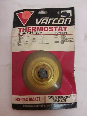 Termostato Varcom 160f 10-22 14 Cadillac 1942-1962 Hudson 1955-1957 de colección nos Foto 1 de 4