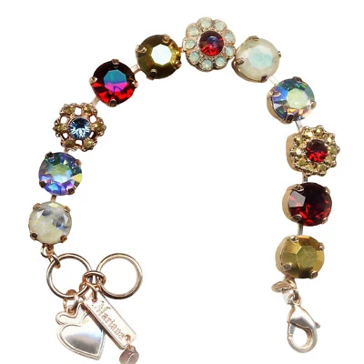 Pulsera Mariana Glamorosa Roja, Aurum, Teniente Colorado Marrón, Ópalo del Pacífico y Vit... Foto 1 de 3