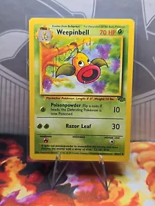 Pokémon TCG Weepinbell Base Set 2 64/130 Regular Unlimited Uncommon - Bild 1 von 2