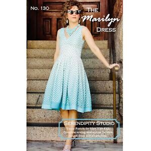 The Marilyn Dress PATTERN by Serendipity Studio Womens Size XXS-XXL 4 Variations