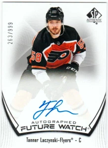 TANNER LACZYNSKI RC AUTO 2021-22 SP AUTHENTIC FUTURE WATCH /999 ROOKIE AUTOGRAPH - Picture 1 of 2