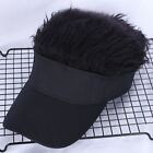 Wig Hats Golf Baseball Cap with Fake Hair Cap Sun Visor Whimsy Fun Toupee Hats