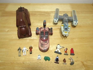 3 Vintage Star Wars Micro Machines Action Fleet Y-Wing Droid Carrier Lot 1996 - Bild 1 von 9