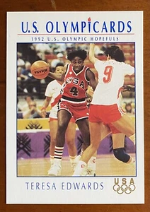 1992 Impel US Olympicards TERESA EDWARDS #19 USA Basketball Olympics  - Picture 1 of 2