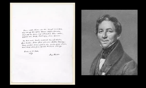 August Boeckh (1785-1867) Académico Alemán 1859 Era de la Guerra Civil ESCRITO A MANO Página ALS - Imagen 1 de 4