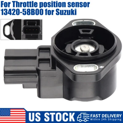 New TPS Throttle Position Sensor For Suzuki Sidekick X90 GEO Tracker 13420-58B00 - Image 1 of 4