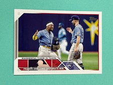 2023 Topps Update Wander Franco/Brandon Lowe Veteran Combos #US138 Tampa Bay (D)