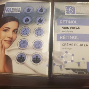 Global Beauty Care Retinol Anti-Aging Skin Cream 1.7 oz./50 ml. NEW in Box 2X - Picture 1 of 2