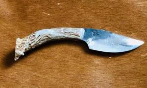 D.K. Cuchillo personalizado 3-3/4" hoja mango ciervo - Imagen 1 de 12