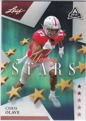 2021 Leaf Young Stars Base #11 Chris Olave - Ohio State Rookie ARC - Image 1 of 2