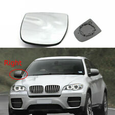 White Front Right Side Rearview Mirror Glass Fit BMW X6 E71 E72 2008-2014
