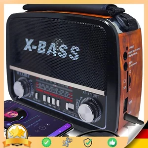 Nostalgie Retro Radio USB SD FM Vintage Kofferradio Küchenradio Retoo - Bild 1 von 10