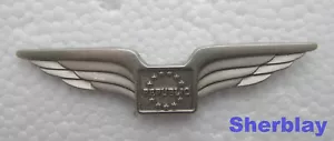 Vintage Republic Airlines Wings Flight Attendant Pilot Stewardess Pin Badge - Picture 1 of 2