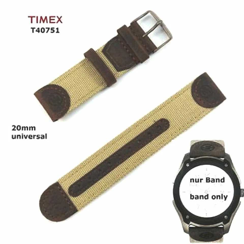 TIMEX Cinturino Di Ricambio T40751 EXPEDITION Alluminio Trail - 20Mm Universale - Immagine 1 di 1