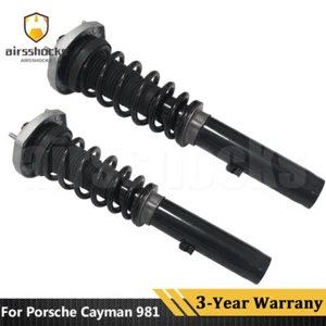 2x Front Shock Absorber Assy w/Electric For Porsche Cayman Boxster 981 2013-2016 - Picture 1 of 10
