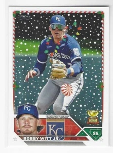 2023 BOBBY WITT JR Topps Holiday Variation #H102 Royals - Picture 1 of 2