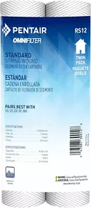 Pentair Omnifilter RS12 Sediment Water Filter, 10-Inch, Standard Whole House Str - Picture 1 of 12